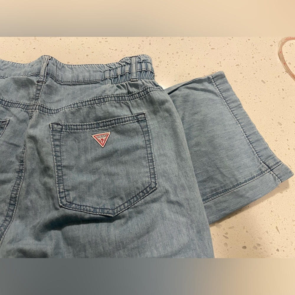 Guess Jeans, straight leg, cropped, 100% cotton
